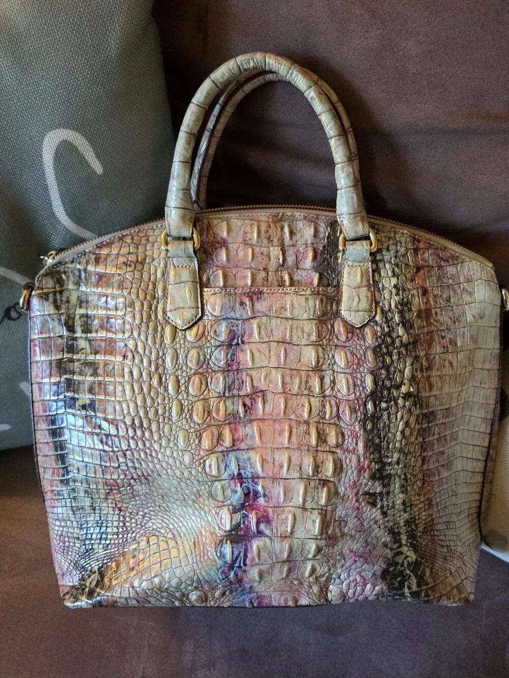 Limited Edition Opal Brahmin Large Duxbury Satchel